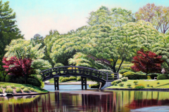 Japanese-Gardens-Bridge-with-Lake-Reflections
