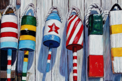 Hanging-bouys-on-old-fishing-shack