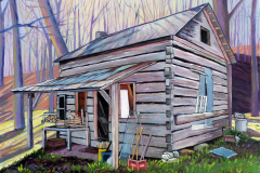 Old-cabin-with-morning-sun